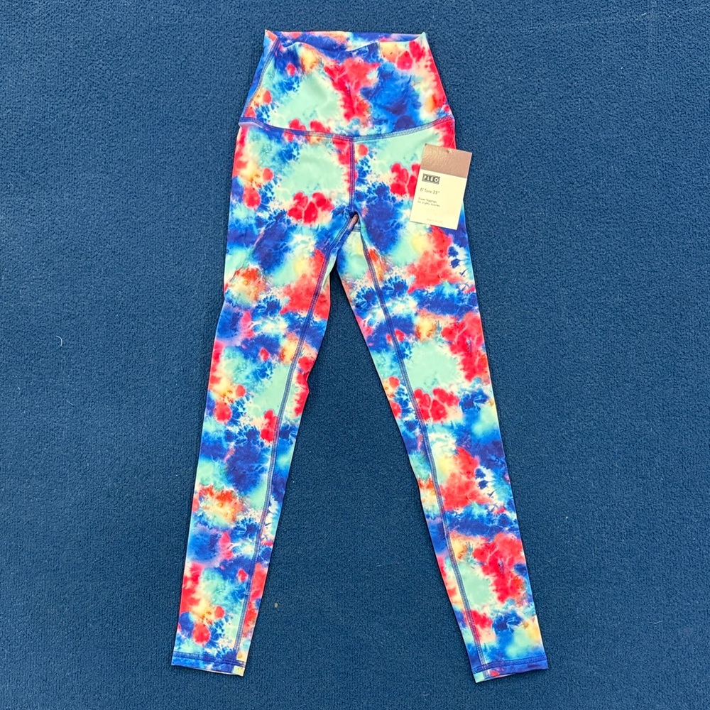 Fleo Kids Tie-Dye Leggings - Red, Blue, Yellow